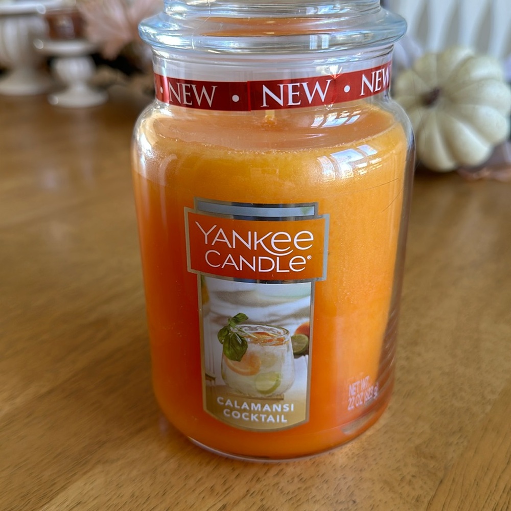 Yankee Candle Large Jar Calamansi Cocktail New NWT